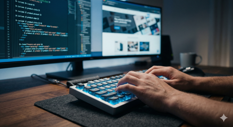 Shopify store dashboard preview