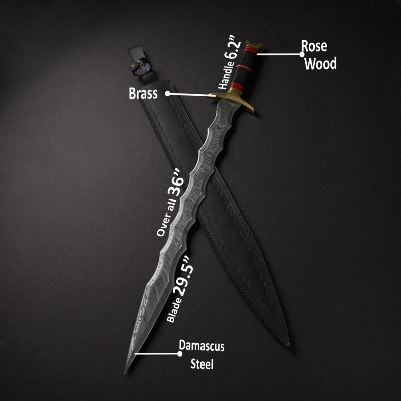 vkngjewelry sword Medieval Fantasy Sword 15